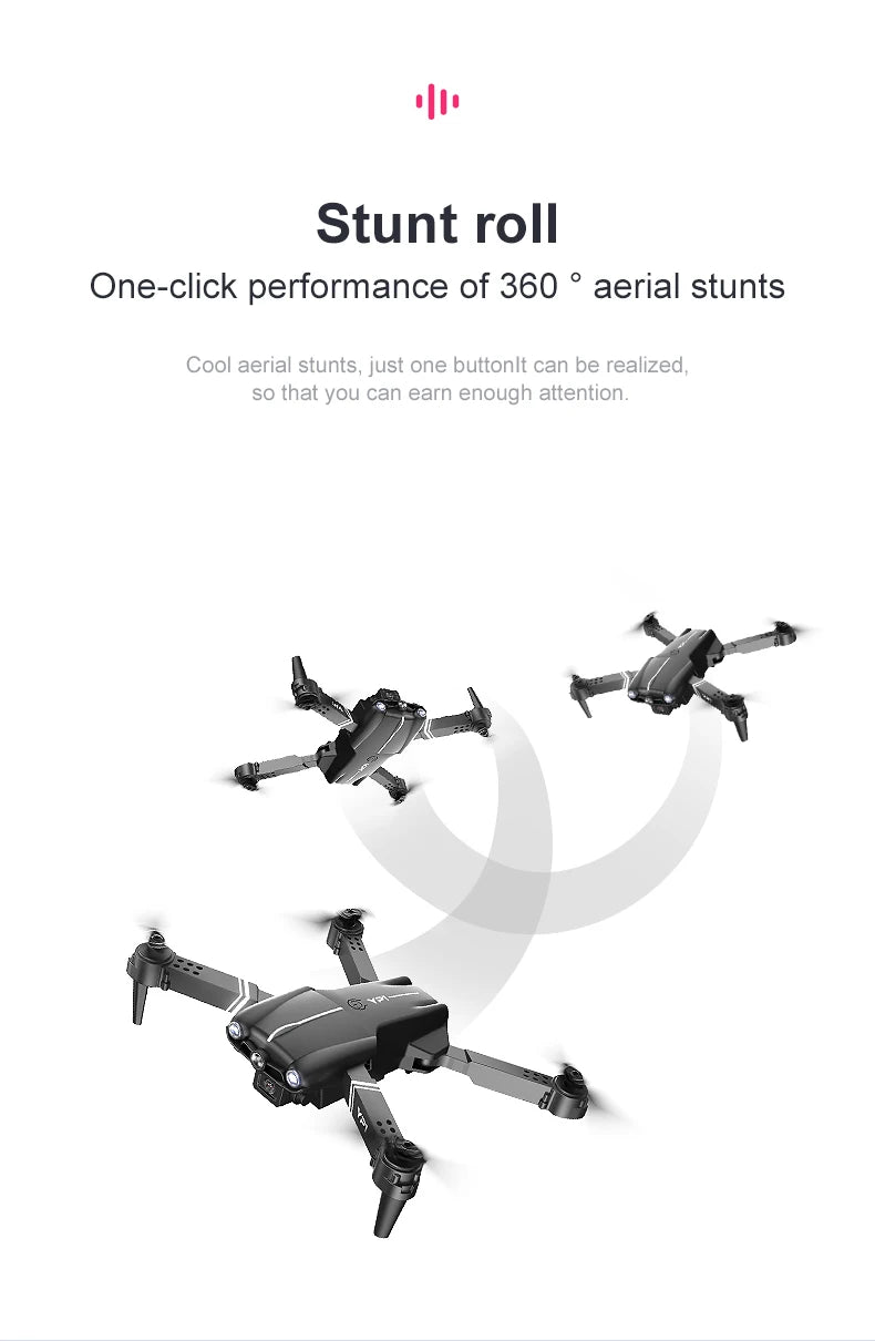 2026 New YP1 Camera Drone with Mobile App Control HD Aerial Photography 360° Adjustable Camera Stable Optical Flow