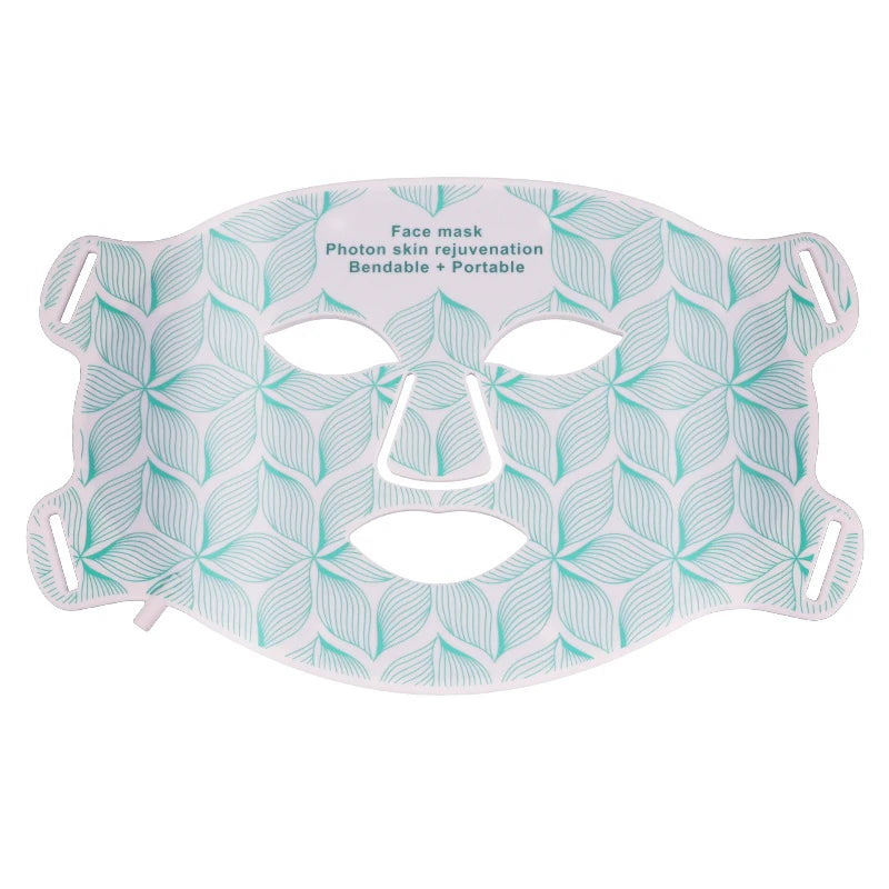 7 Colors + Infrared LED Face Mask and Neck Red Light Therapy Anti Aging Wrinkle Acne Pore Oil Control Skin Tighten Whiten