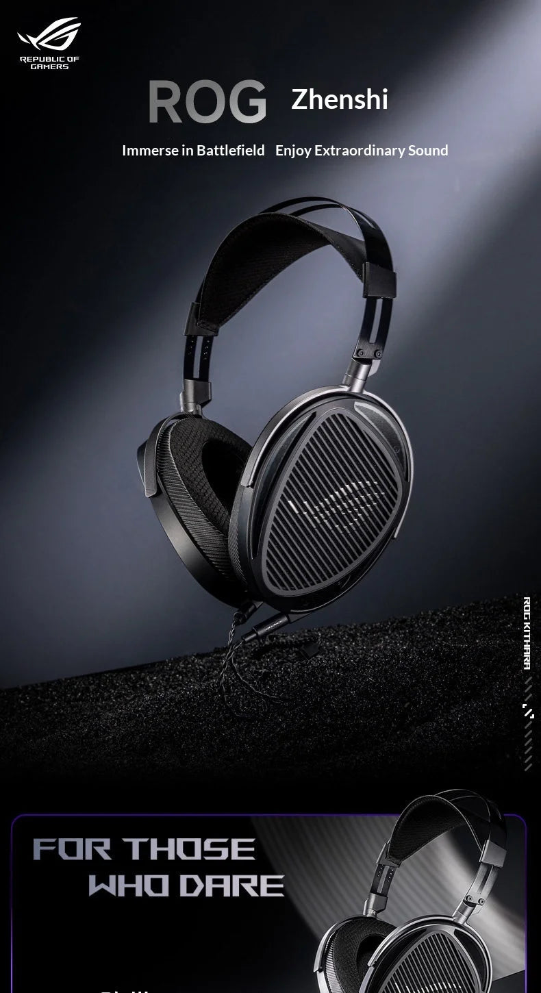Asus ROG Kithara HIFIMAN Limited Edition Headphones Open Back Over Ear Planar Magnetic Wired Headphones 100mm Diaphragm Unit