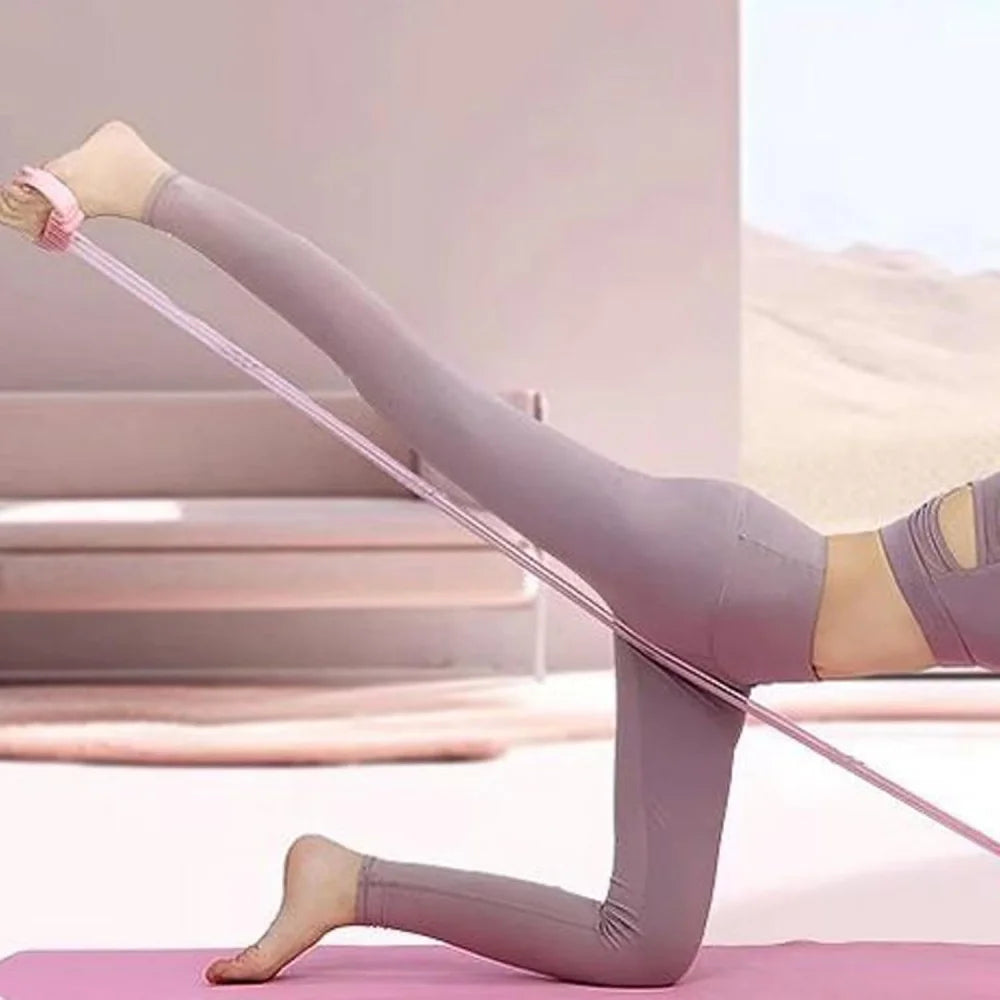 The resistance band with handle and the sports band with detachable resistance tube are suitable for exercise, physical therapy,