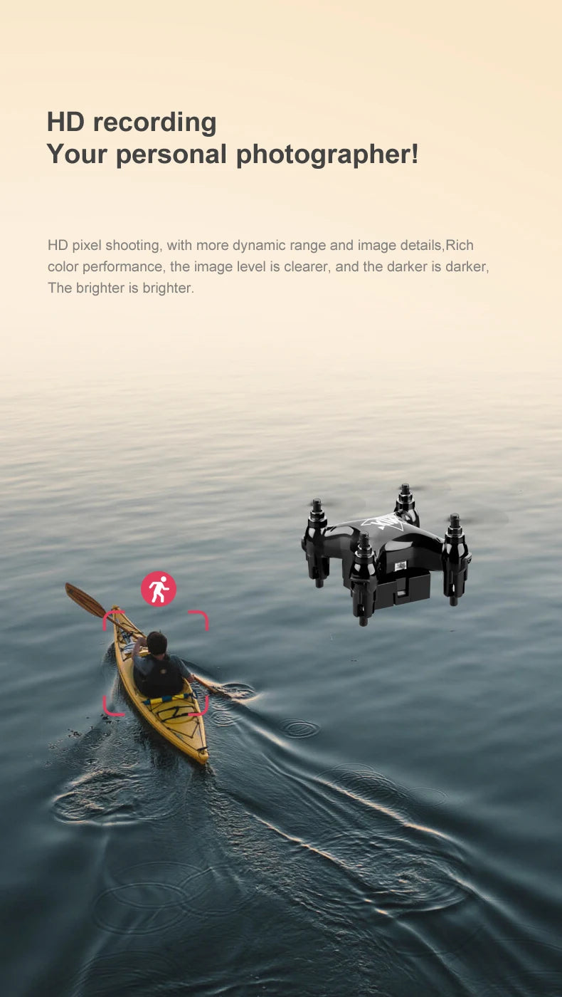 Newest Mini Drone Movie Quality Photography Remote Control Aircraft Aircraft Helicopter Kid Children's Toy Gift