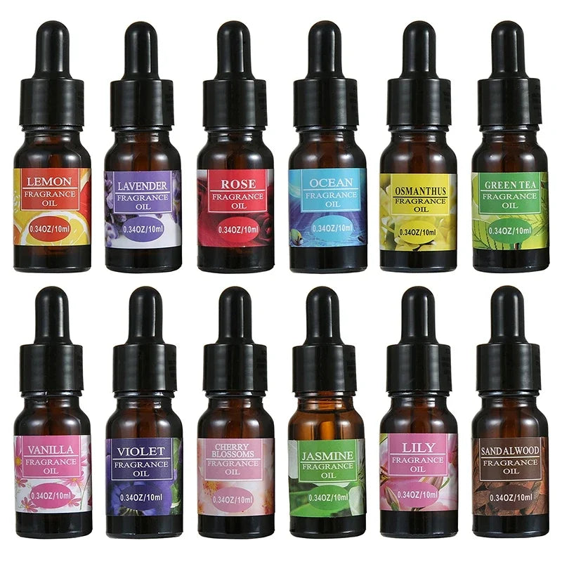 10ML Essential Oils For Humidifier Diffuser Aroma Fragrance Oil DIY Making Candles Cars Air Fresheners Flavoring Oils