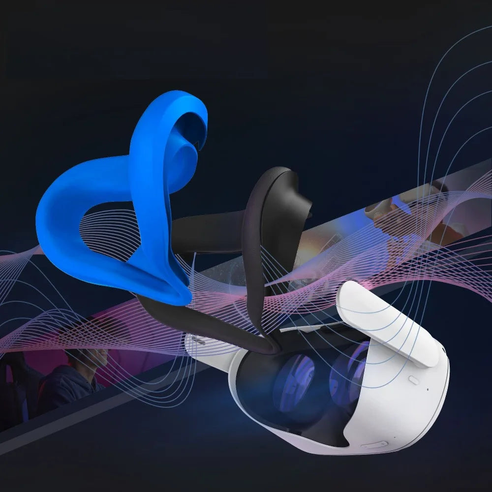 VR Headset Face Silicone Cover Cushion Soft Pads For Oculus Quest 2 VR Accessories
