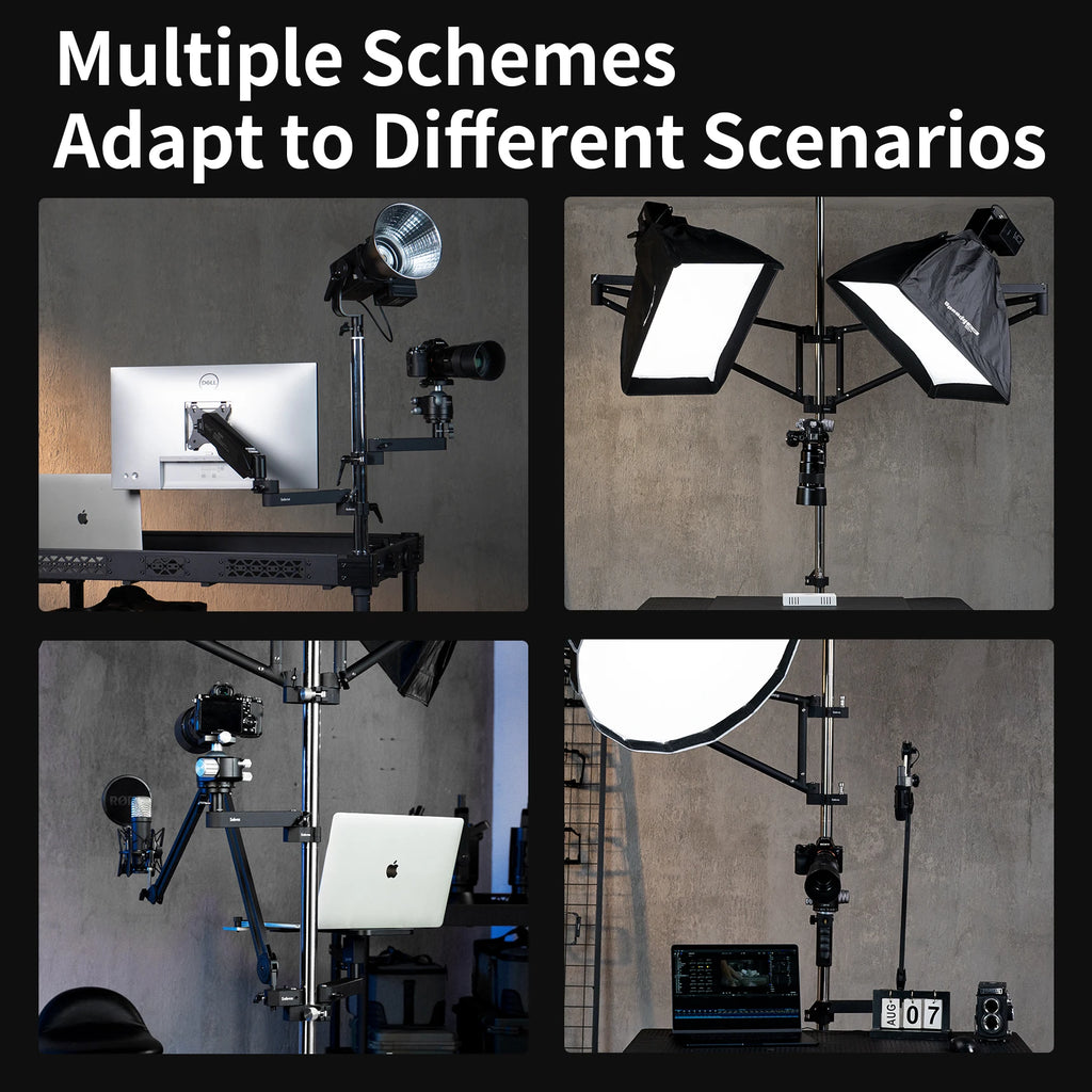 Selens Newest Multifunctional Adjustable Video Equipment Stand Build Exclusive Space Photo Studio Kits Photography Accessories
