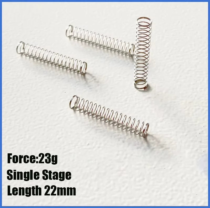 19g 23g 25g Mechanical Keyboard Linear Mx Switch Spring Three Single Stage 22mm Custom Gaming Repair Powerless Spring Gateron