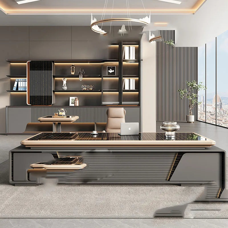Bedroom Computer Office Desk Cheap Computer Gaming Drawer Conference Office Desk Reception Space Saving Tavolo Office Furniture