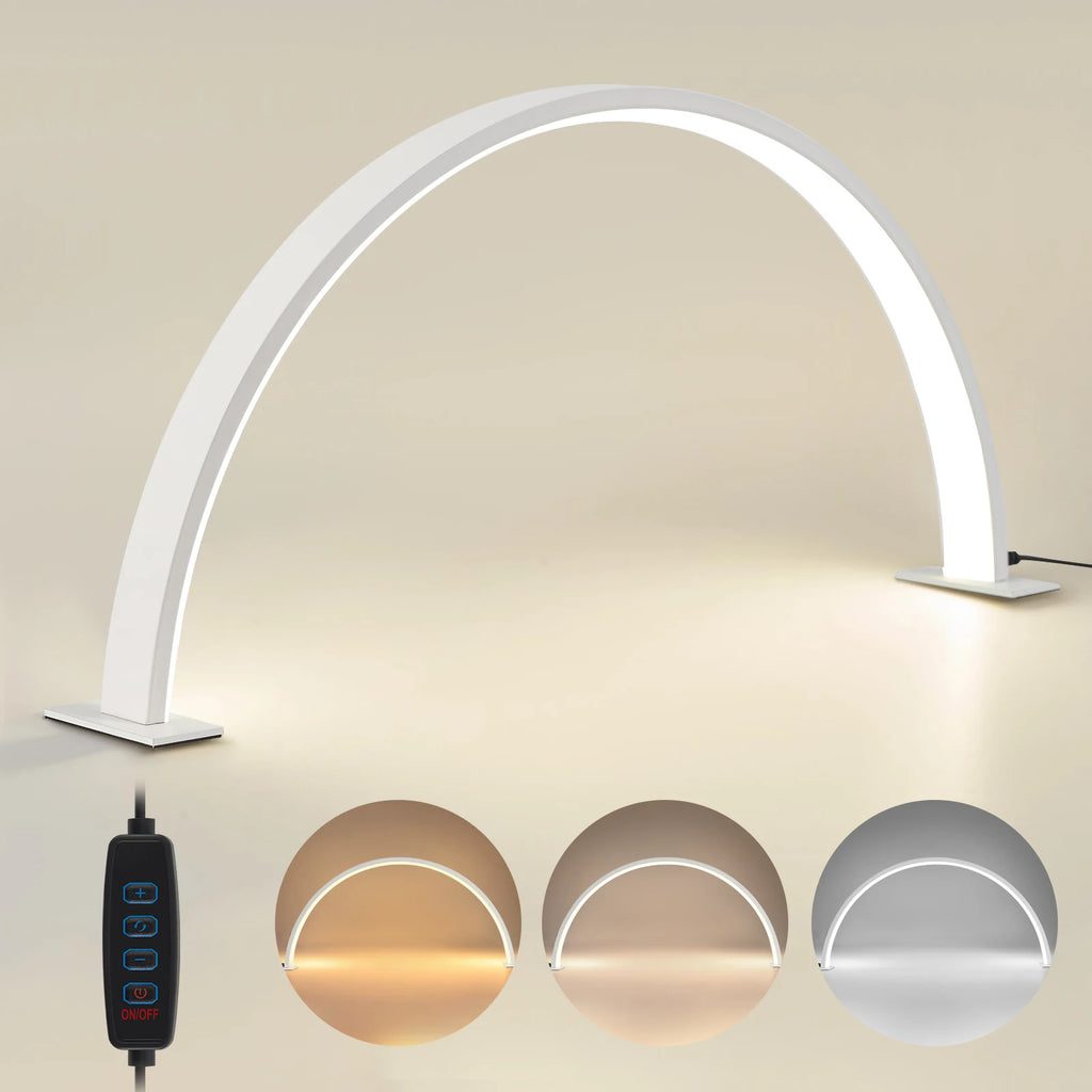 Beauty salon U-shaped LED desk lamp semi monthly lighting fixture eye protection tricolor dimming beauty nail supplement light
