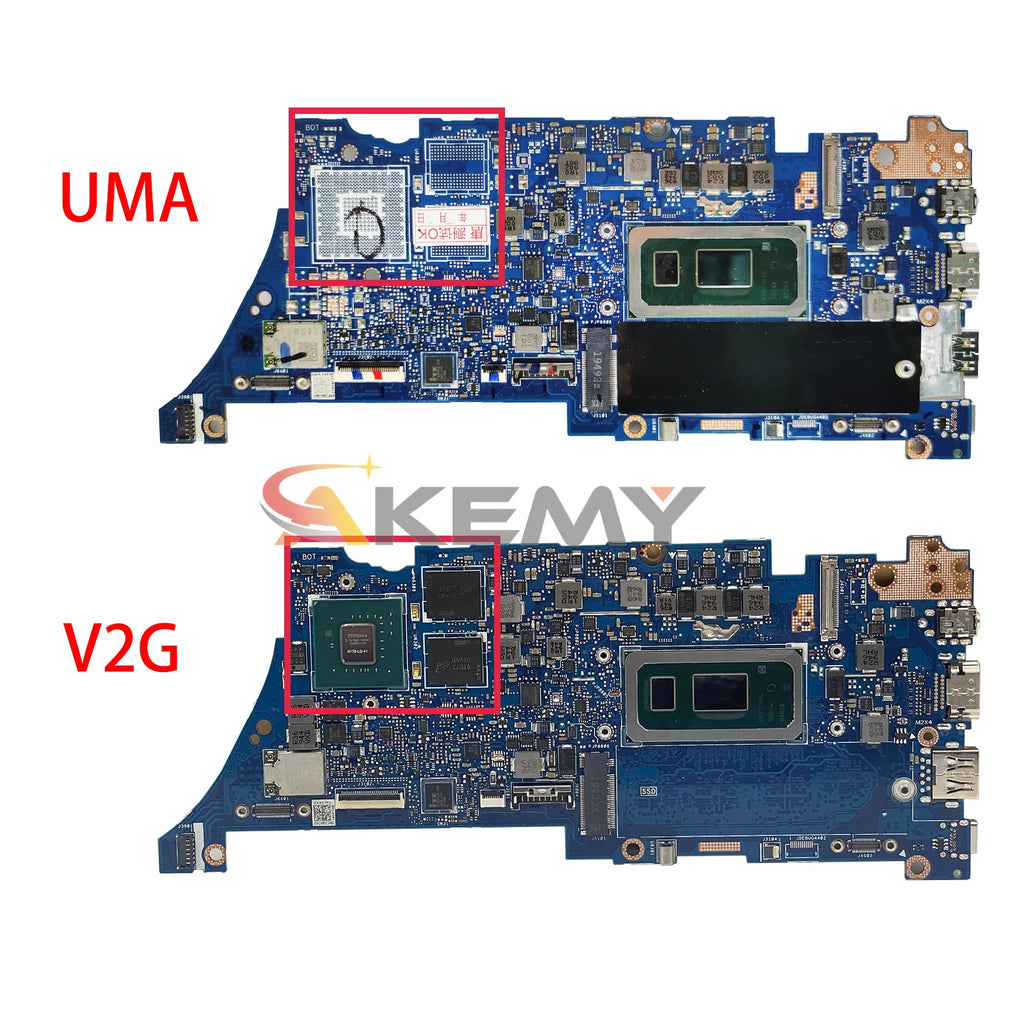 AE UX434F Motherboard For ASUS UX434FL UX434FA UX334FL UX334FA UX434FLC UX463FL U4600F UX434 Mainboard i5 i7 CPU 8G/16G RAM