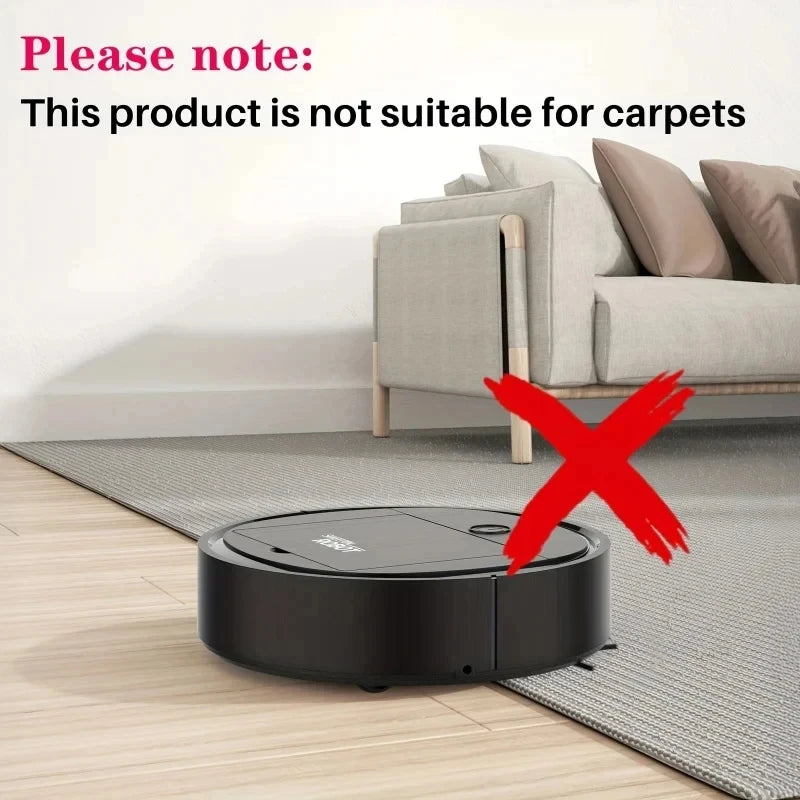 3-in-1 Smart Sweep Robot 4000pa Suction Power Fully Automatic Home Cleaning Machine USB Charge Smart Vacuum Cleaner