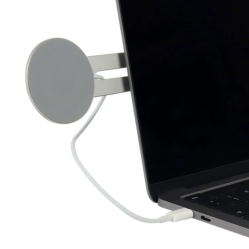 15W Fast Wireless Charger Magnetic Phone Holder for Magsafe IPhone 14 13 12 Metal Expansion Bracket Laptop Screen Side Mount