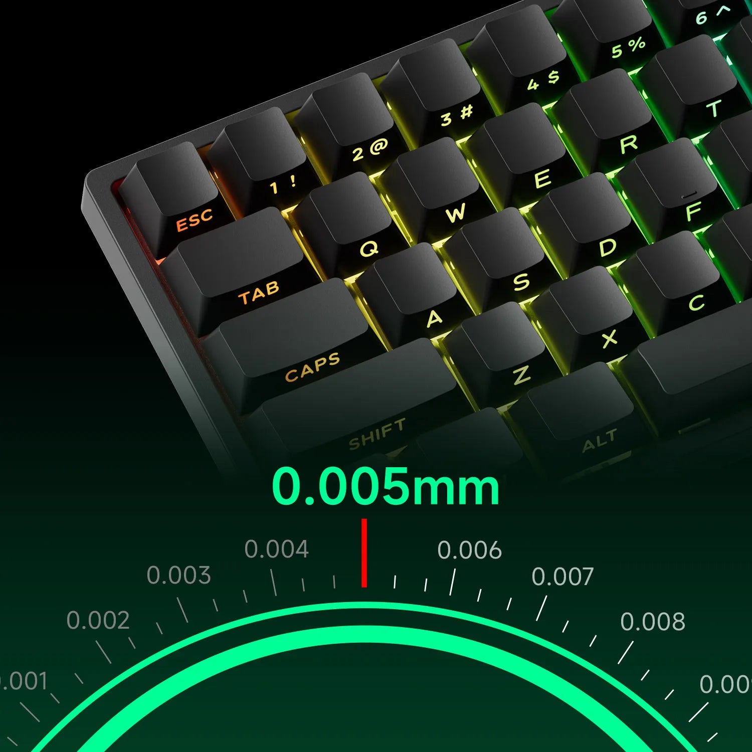 MonsGeek FUN68 HE Mechanical Keyboard 65% ANSI Magnetic Switch Rapid Trigger 0.005mm 8K ARGB USB/Wireless Gaming Custom Keyboard