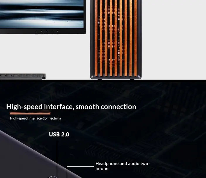 WJCOOLMAN Craftsman Series Home-type Desktop computer with small chassis Supports M-ATX motherboard