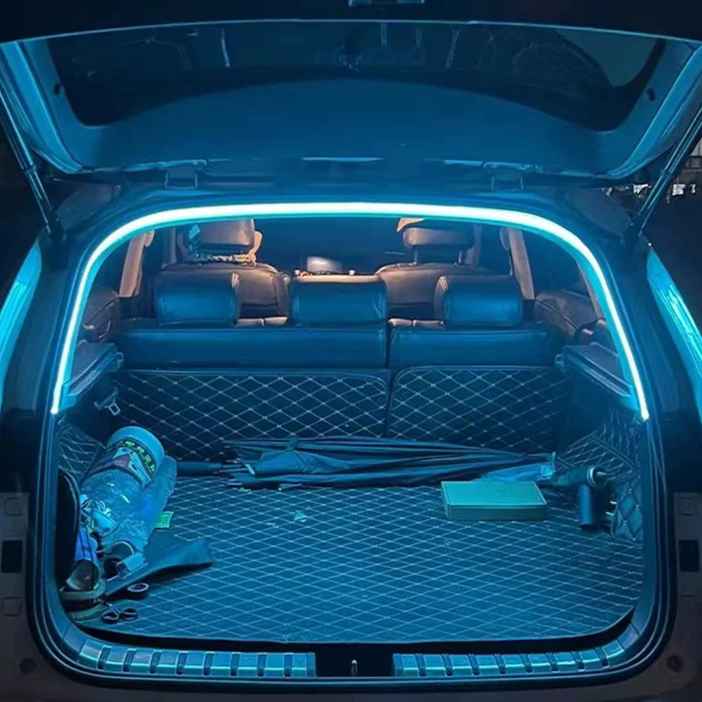 LED Car Trunk Light Strip Self Adhesive Light Strip Auto Sensor Tail Light Strip for Sedan SUV Hatchback Pickup