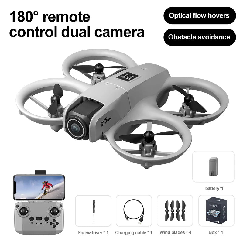 GT3 Max Drone 8K HD Aerial Photography Large Screen Optical Flow Positioning Brushless Intelligent Obstacle Avoidance New