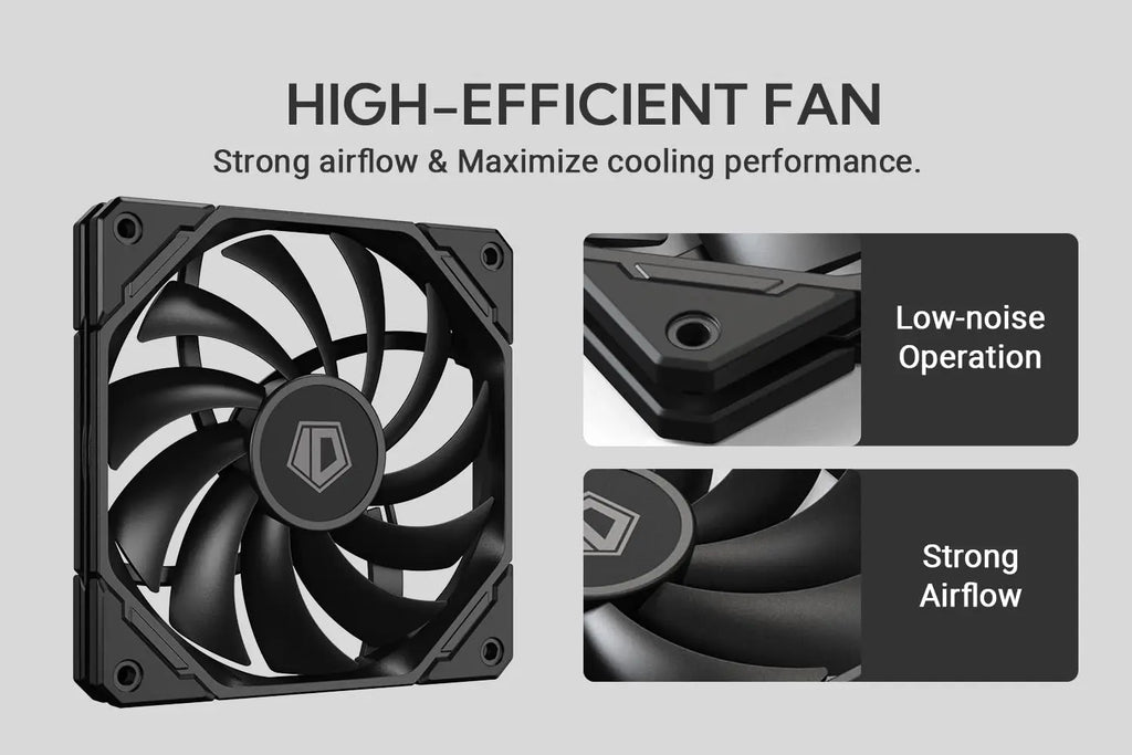 ID-COOLING IS-67-XT Black CPU Cooler Low Profile 67mm Height  CPU Air Cooler 6 Heatpipes 120x120x15mm Slim Fan,For LGA1700/AM5