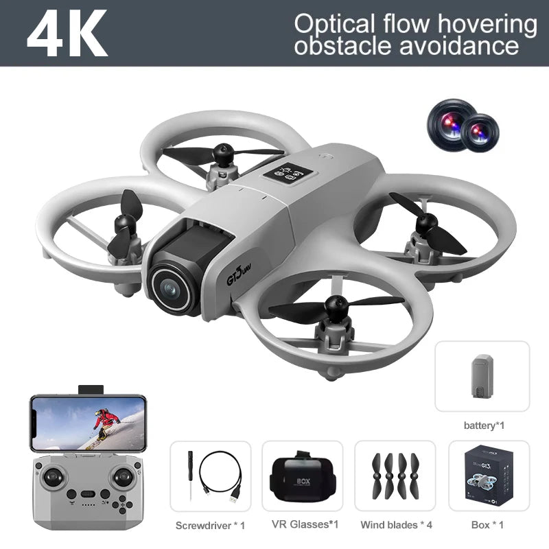 GT3 Max Drone 8K HD Aerial Photography Large Screen Optical Flow Positioning Brushless Intelligent Obstacle Avoidance New