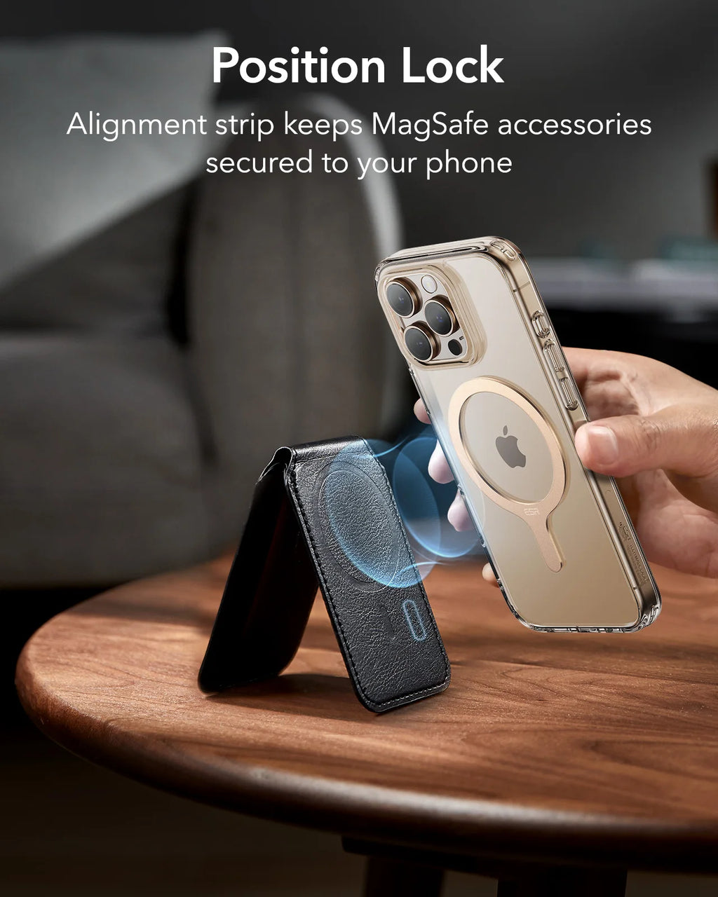ESR for MagSafe Ring Magnet (HaloLock) Universal Magnetic Wireless Charger Kit for iPhone 16/15/14/13/12  Galaxy S23/S22/S21