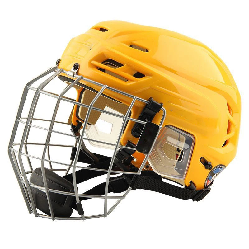 Hockey Helmet Tactical Sports Rugby Adjustable Ice Hockey Helmet with Cage Full/Face Mask Adult Equipment Face Head Protective