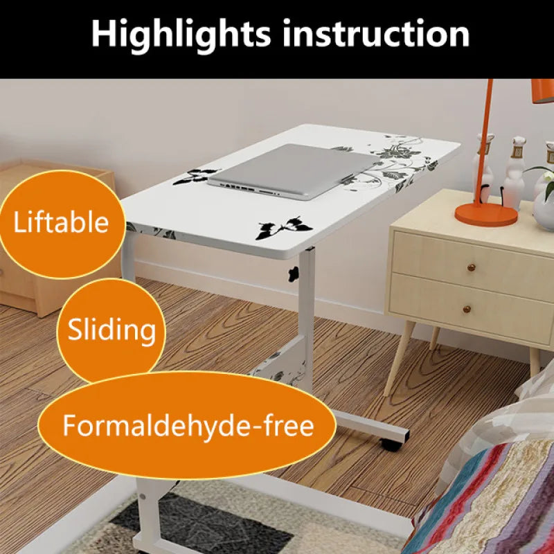 Household Bedside Movable Desk Multi Functional Adjustable Simple Computer Desk