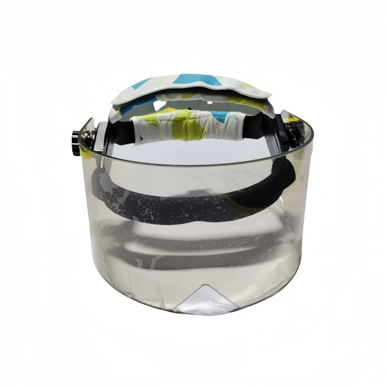 X-ray protective 0.1mmpb lead glass face mask radioactive laboratory radiological protection medical isolation protective mask
