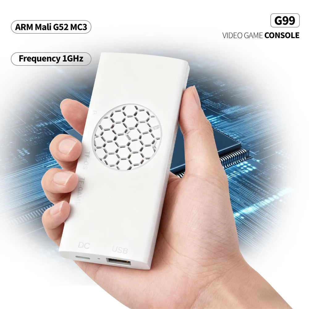 8-Core Processor Game Console G99 for P1/P2/FC(Over 35 Emulators) with 4K HD Display,2.2GHz Frequency & Multi-Language Support