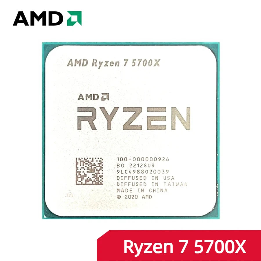 AMD Ryzen 7 R7 5700X 3.4GHz 8-Core 16-Thread New CPU Socket AM4 No Fan Processor