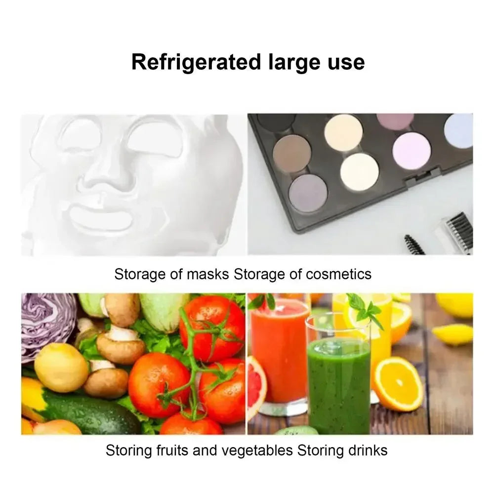 6L Car Mini Fridge Beauty Cosmetics Mask Makeup Skincare Refrigerator Semiconductor USB Heated Cooling Dormitory Refrigerator