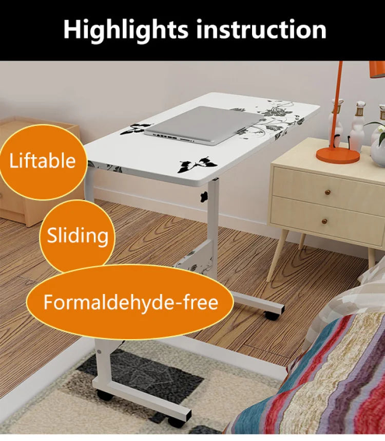Household Bedside Movable Desk Multi Functional Adjustable Simple Computer Desk