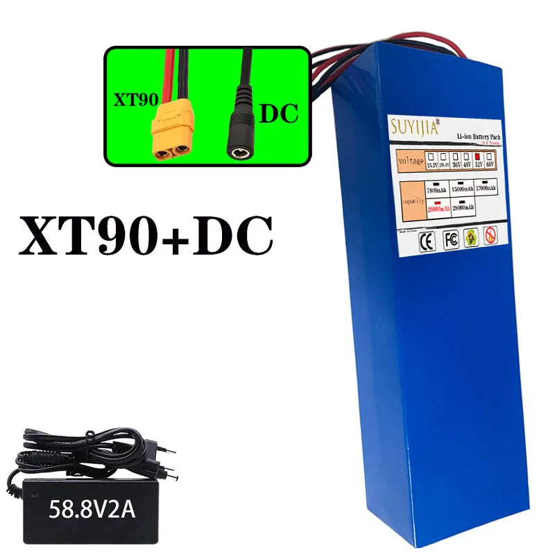 52V 14S4P 20Ah high-capacity21700 lithium-ion battery high-powerdual-port fastcharging suitable for dual-drive electric scooters