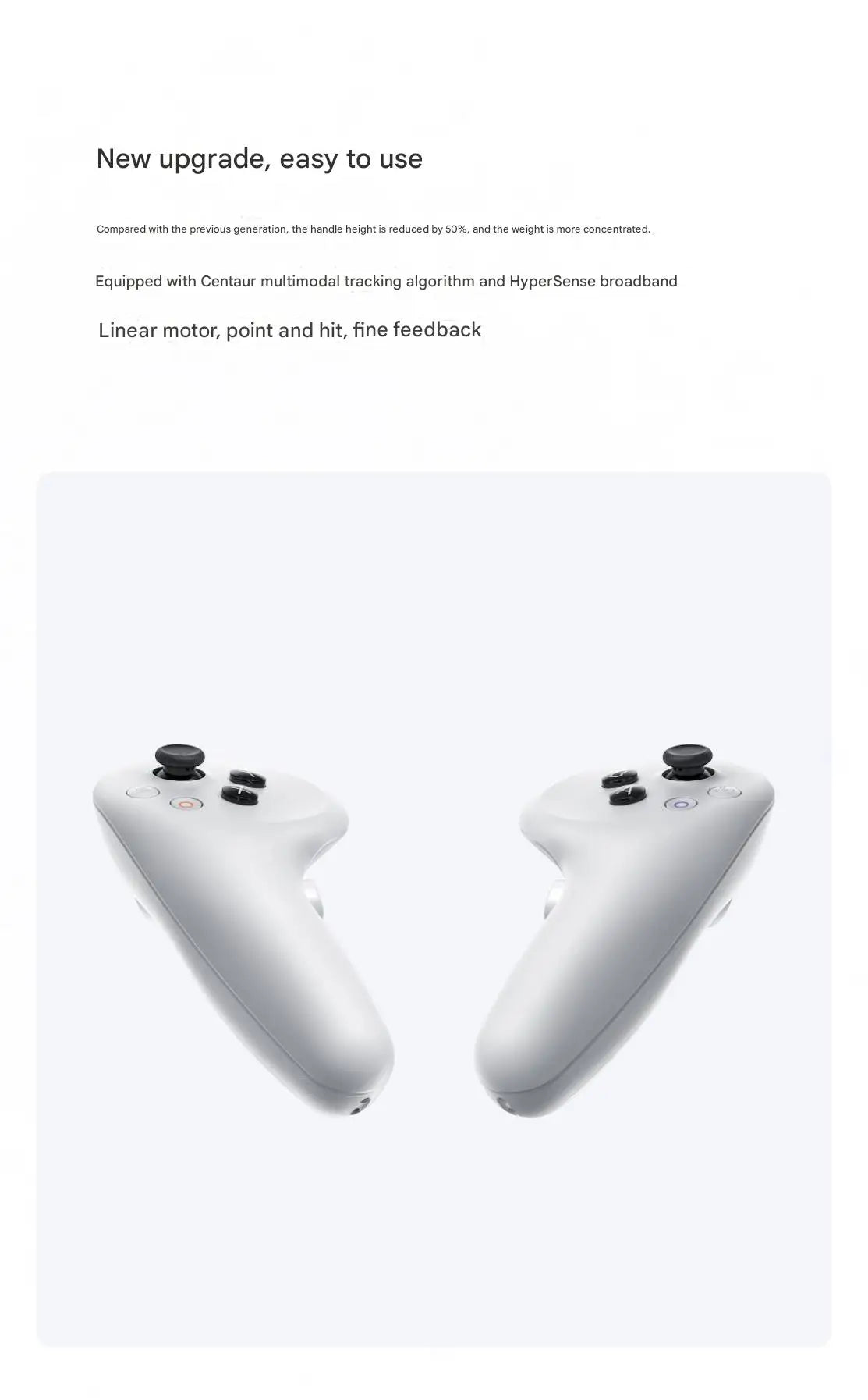 Original for Controller Pico 4 Ultra All-In-One VR Glasses Virtual Reality Headset Left And Right Handle For Stream Gaming