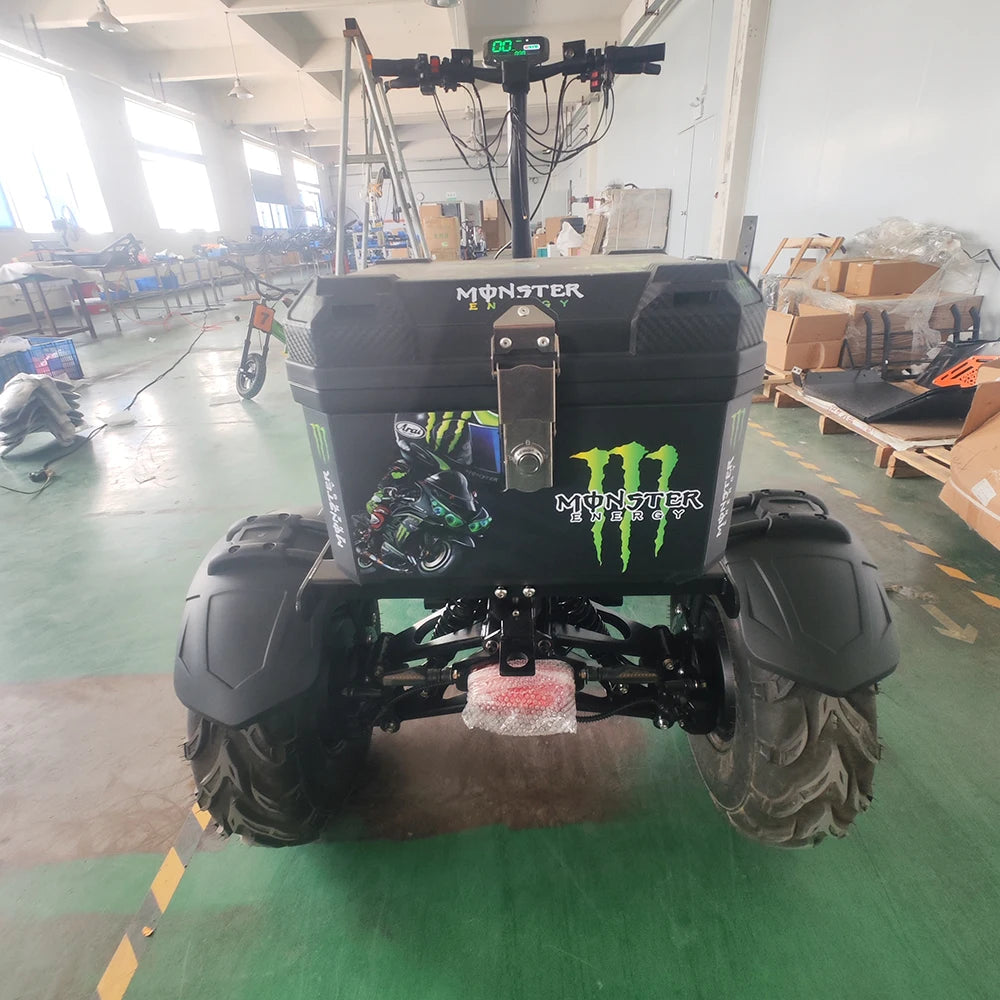 Travel Electric Scooter 60v 60ah 21 inch 10000W 4 Wheel Folding Adult All Terrain Vehicle Quad Wheel Scooter 4x4 All Terrain