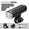 2000 Lumens CYCLAMI Bike Headlight Bicycle Flashlight Handlebar Type-C MTB Road Highlight BR2000 Front Lamp Light Aluminum Alloy