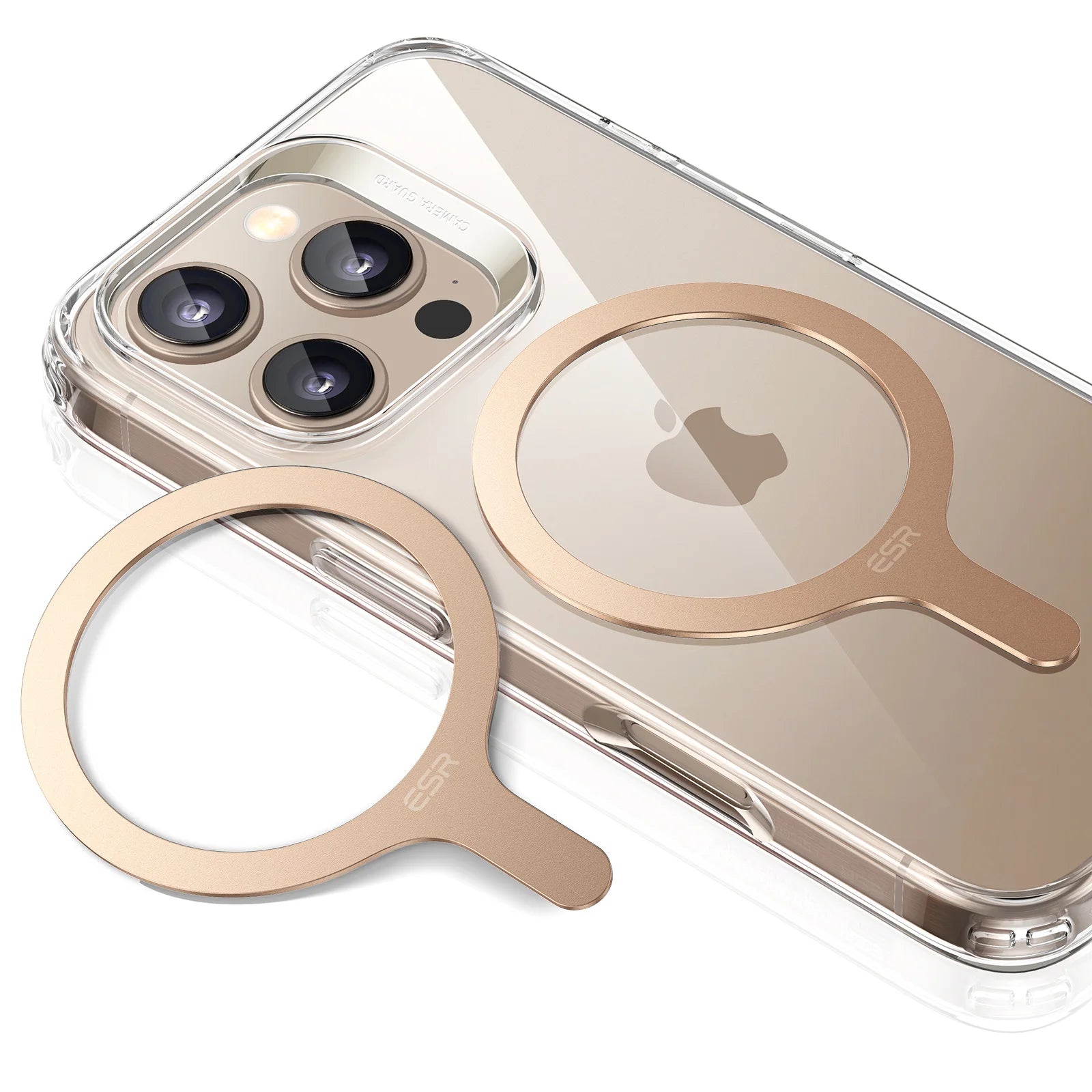 ESR for MagSafe Ring Magnet (HaloLock) Universal Magnetic Wireless Charger Kit for iPhone 16/15/14/13/12  Galaxy S23/S22/S21