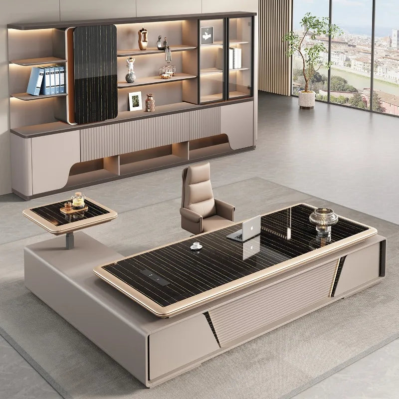 Bedroom Computer Office Desk Cheap Computer Gaming Drawer Conference Office Desk Reception Space Saving Tavolo Office Furniture