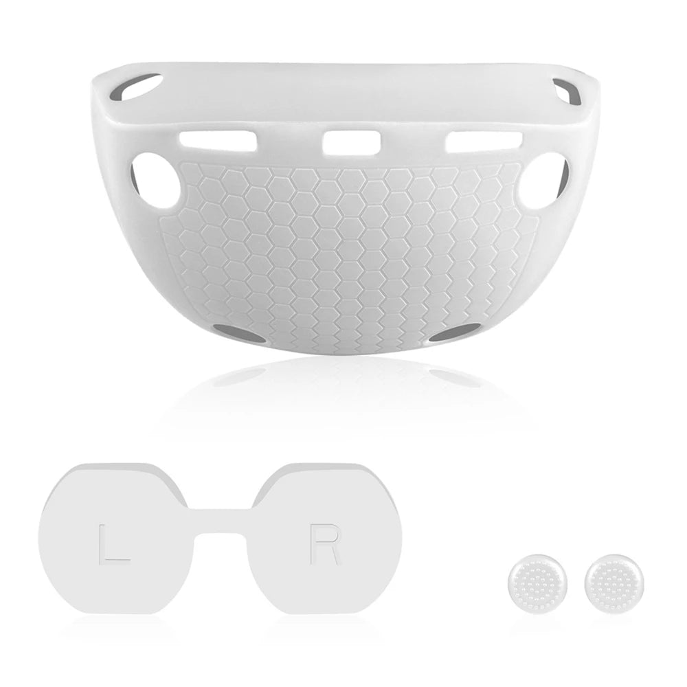 New VR Headset Silicone Protective Cover for P SVR2 Protective Shell Lens Caps Handle Keycaps Set for P SVR 2 Accessories