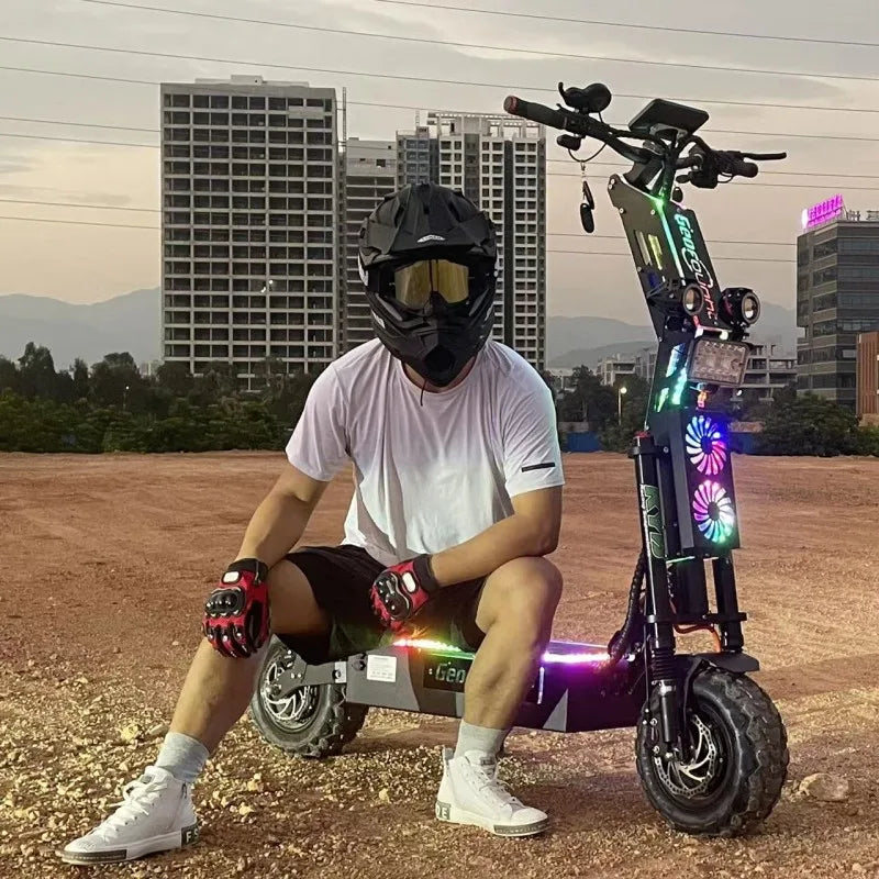 Boyueda S5 60V 45A Electric Scooter Dual Motor Controller 6000W 3000W*2 E Scooter Parts LIVIAE NFC Display Finger Twist Throttle