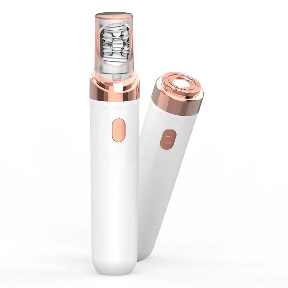 Electric Epilator & Shave 2-in-1 Electric Hair Removal Device For Women Painless Waterproof Private Parts & Facial Hair Removal