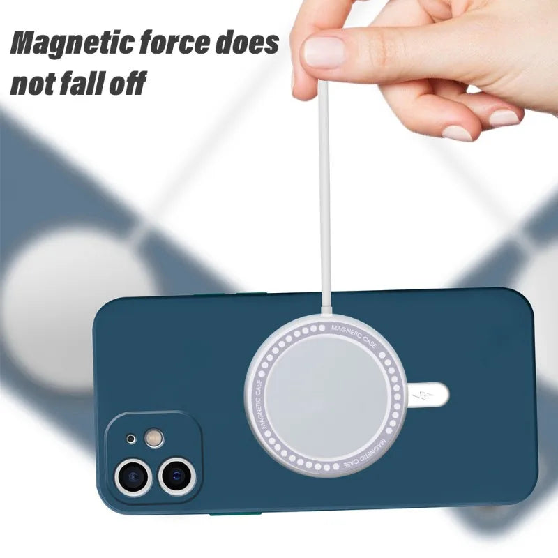 Magsafe Magnetic Wireless Charger Ring Universal Magnetic Adapter Sticker Ring Accessories Metal Ring for IPhone 14 13 12 Pro