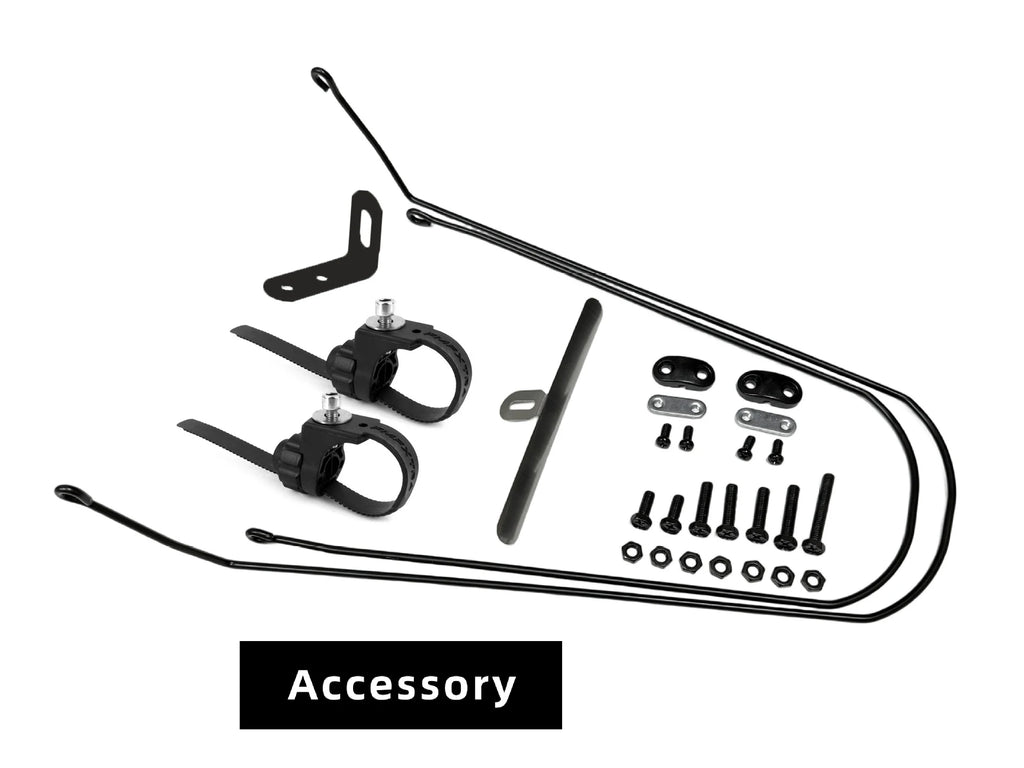 Fat Tire Mountain Bike Mudguard Snow Bicycle Full Coverage Front and Rear Fender Set for Fat Tire Bike E-Bike (20/26x4.0 INCH)