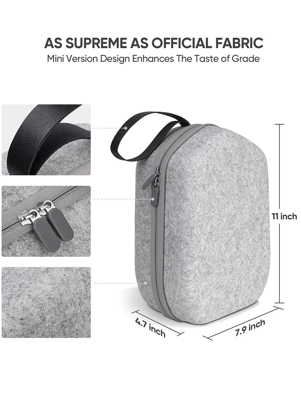 Large Capacity Hard Shell Storage Case Travel Carrying Bag VR Headset Accessories for Oculus Quest 2 VR Headset Touch Controller