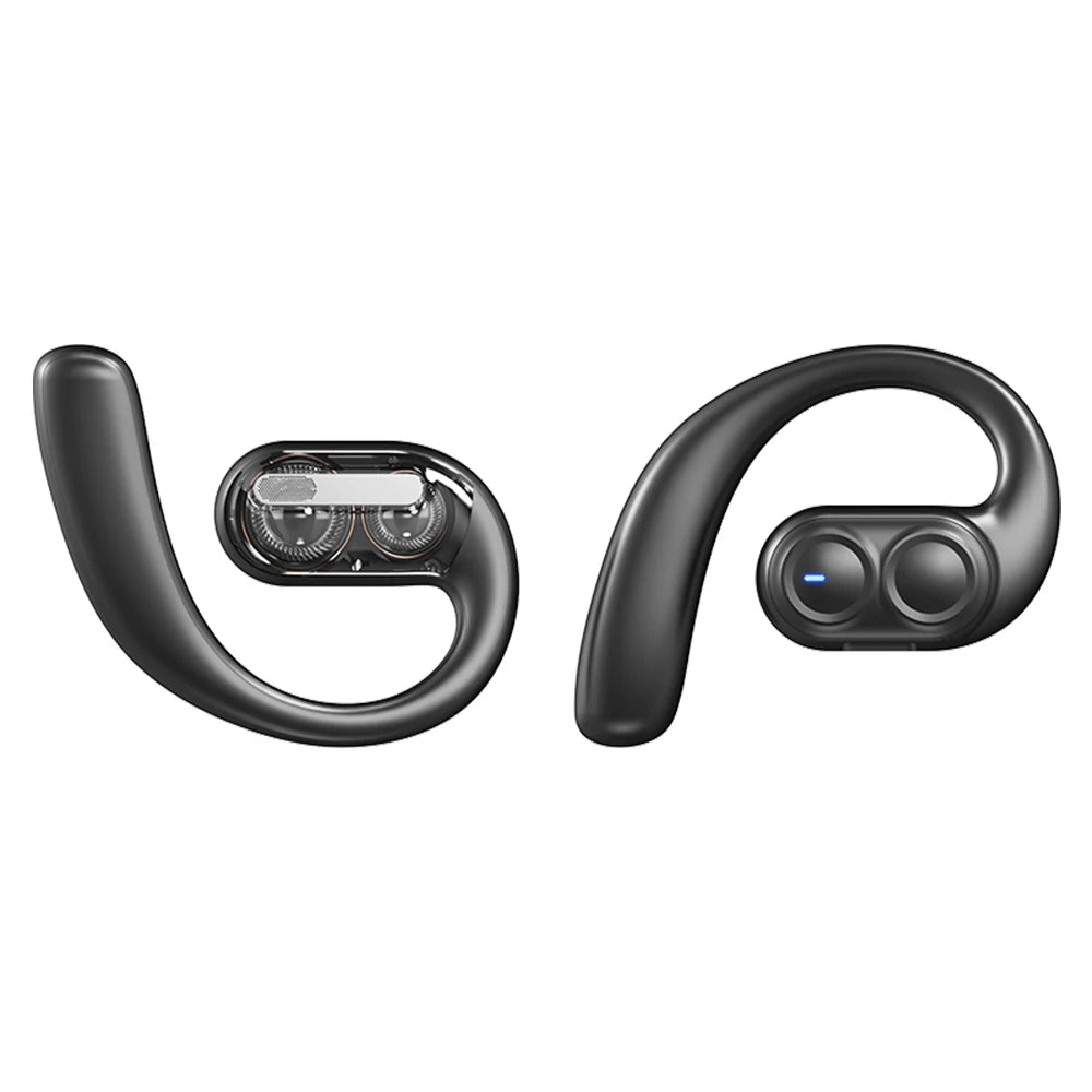 Bluetooth 5.4 Wireless Headphones Gaming Earphone Noise Canceling Ultra Long Battery Life Headset Open-Ear Stereo Sports Earbuds