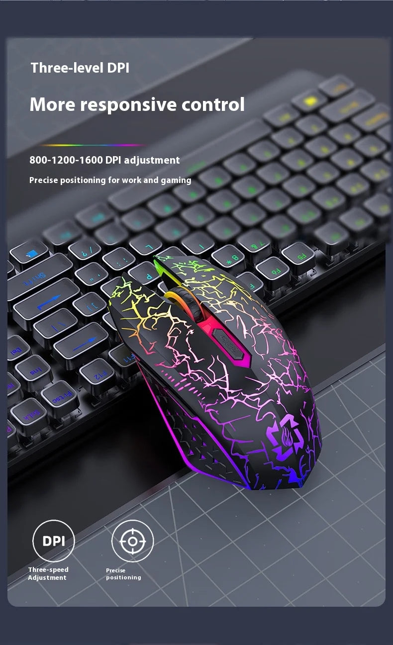 2.4G Bluetooth Wireless Mouse Gaming Mouse Silent Mouse Rechargeable Mouse 800-1200-1600 DPI Mouse Mice for PC Laptop Macbook