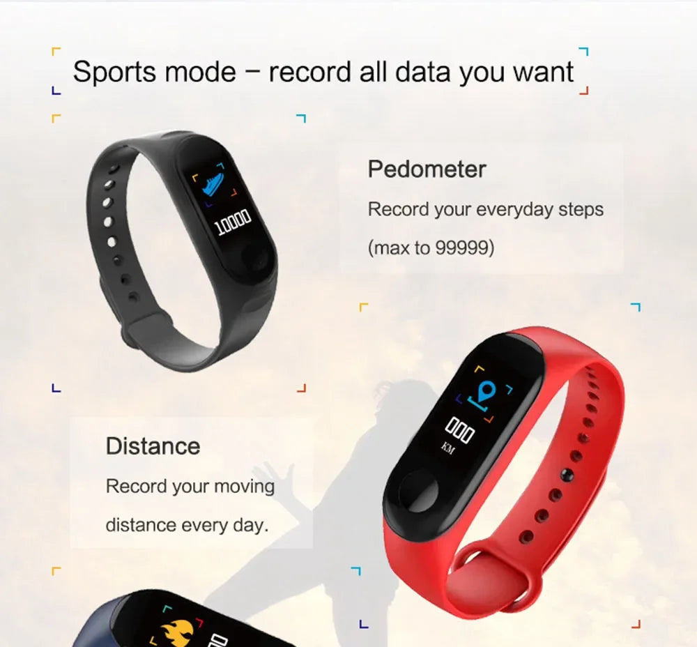 Smart Watch Kids Watches For Girls Boys Sport Bracelet Child Wristband wristband Fitness Tracker Children Smartwatch Waterproof