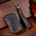 Luxury Leather Car Key Case Cover Fob Protect for Kia 4 Button Sorento K900 K7 Cadenza Accessories Keychain Holder Shell Bag