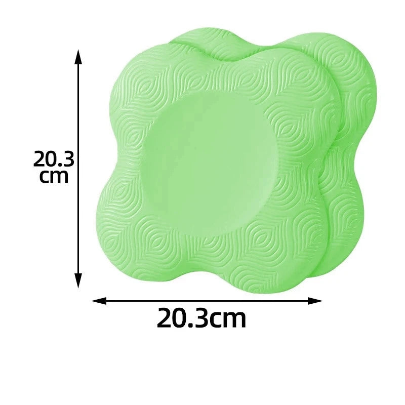 2Pcs Tpe Yoga Kneeling Mats Thickened Anti Slip Yoga Kneeling Protective Pad Sport Fitness Elbow Knee Mat Knee Soft Flat Support