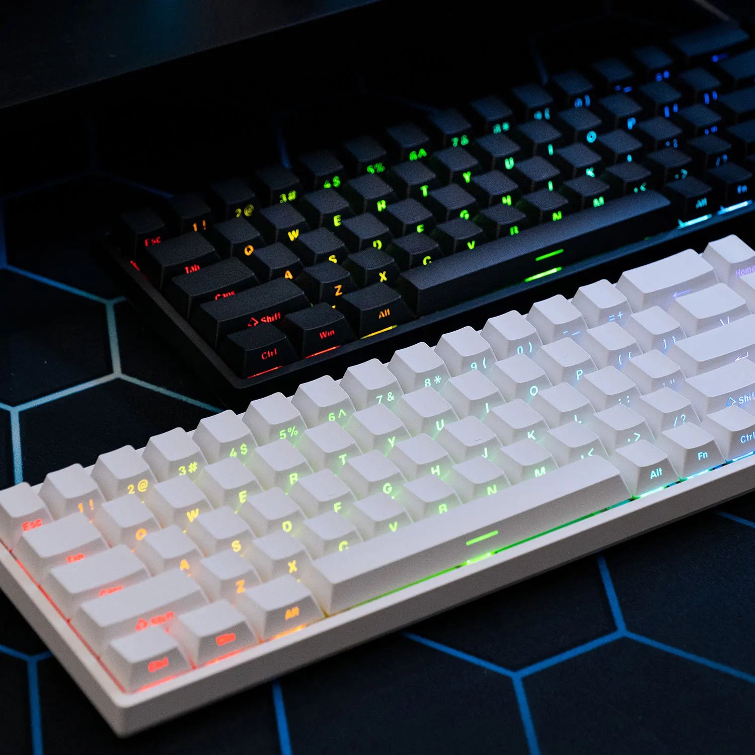 MonsGeek FUN68 HE Mechanical Keyboard 65% ANSI Magnetic Switch Rapid Trigger 0.005mm 8K ARGB USB/Wireless Gaming Custom Keyboard