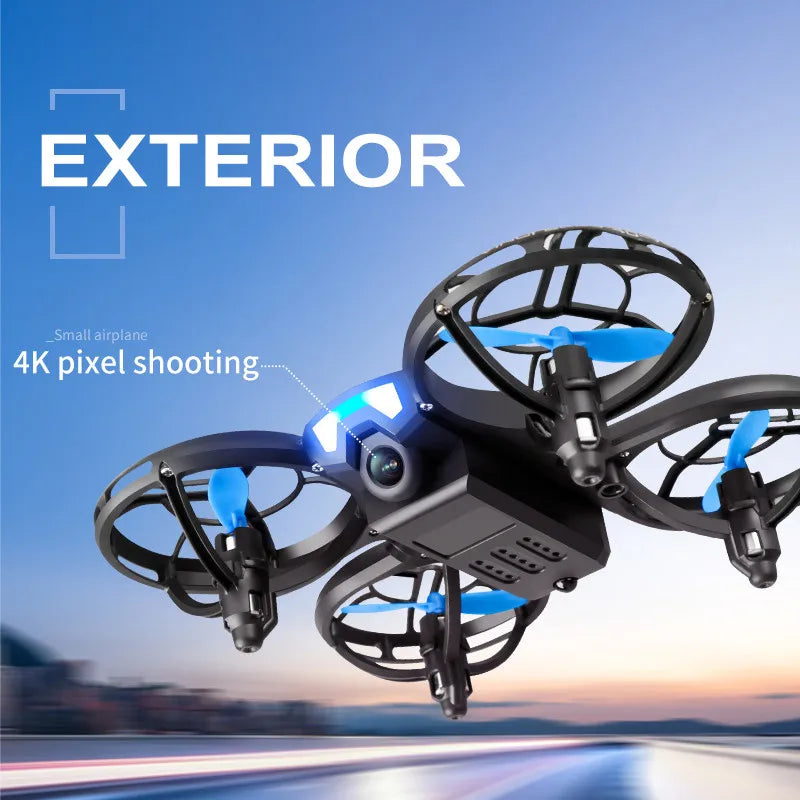 4DRC V8 New Mini Quadcopter Drone - 4K HD Wide Angle Camera, WiFi FPV Remote Control, Height Hold, 4-Axis RC Aircraft Kids' Toy