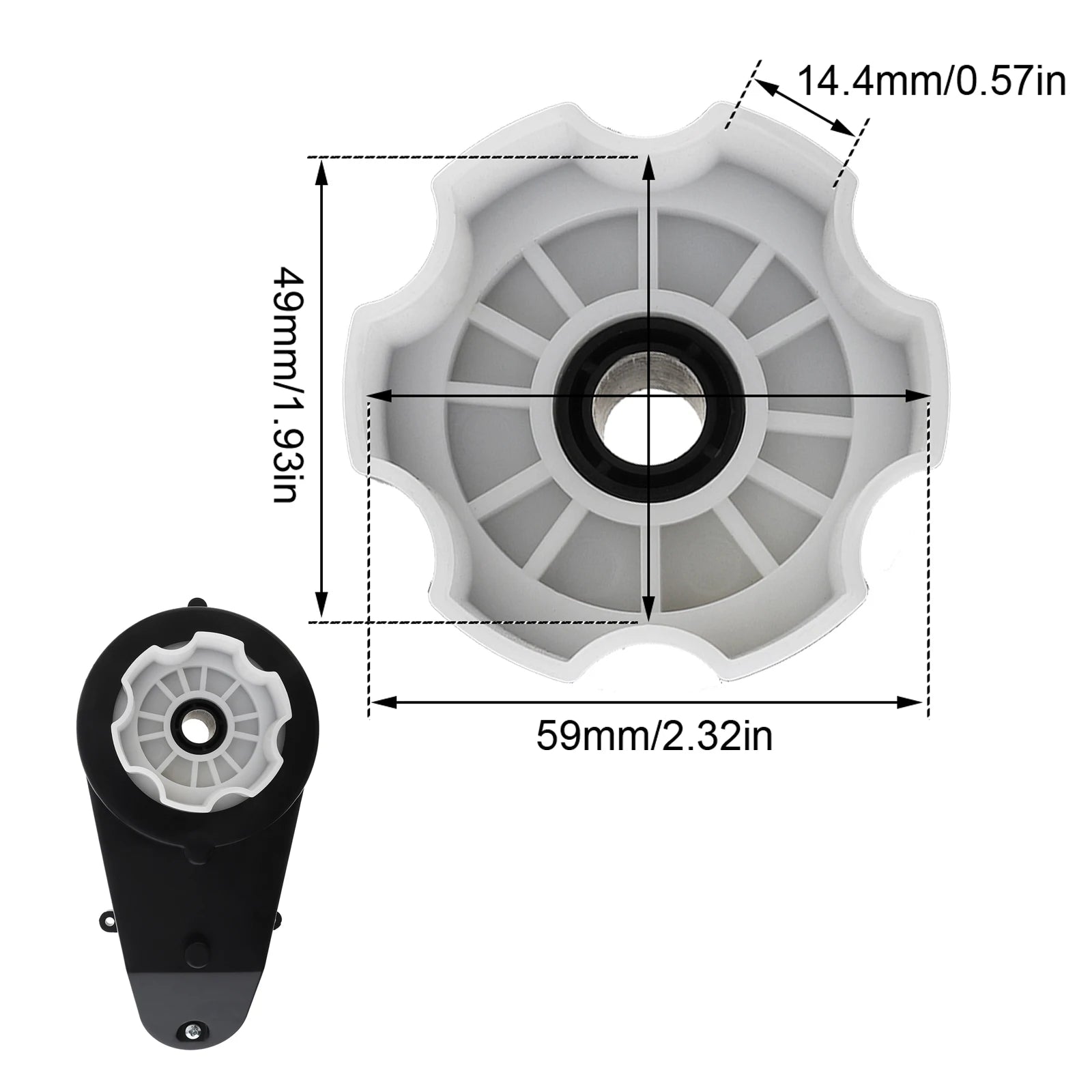RS555 DC Motor Gearbox 24V Kids Toy Car Wheels Electric Motor High Speed Brushed Motor for Remote Control Toy Car