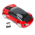 Wireless Mouse 2.4G Mini Car-Shaped Optical Mouse Suitable for Laptops, Tablets, and PC Office Use
