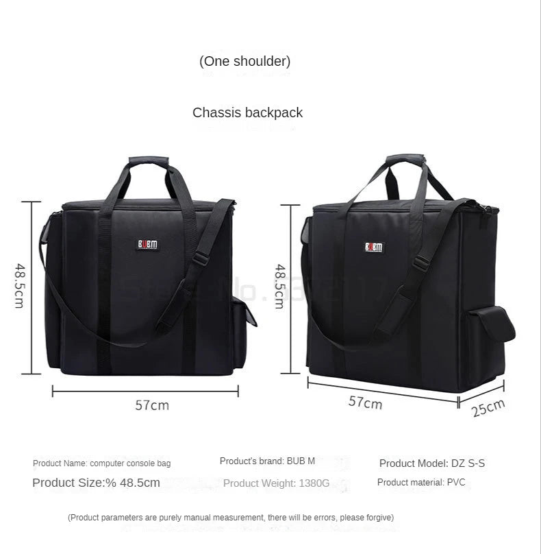 Desktop Gaming Computer PC Carrying Case Travel Storage Carrying BagComputer Main Processor Case and Monitor